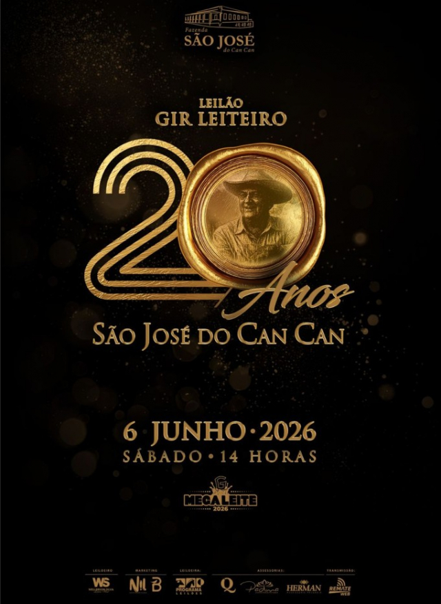 Leilão Gir Leiteiro São José do Can Can - 20 Anos