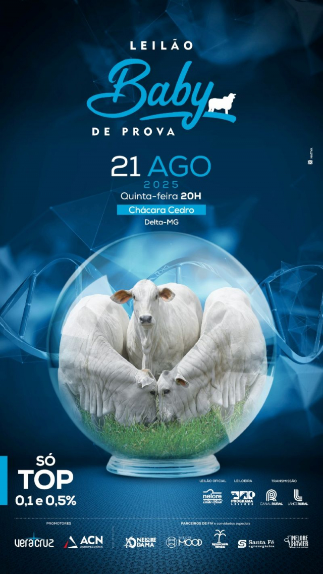 Leilão Baby de Prova - Nelore Vera Cruz