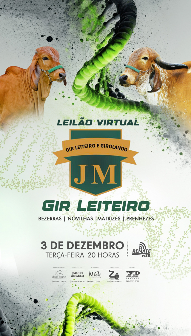 Leilão Virtual JM Gir Leiteiro