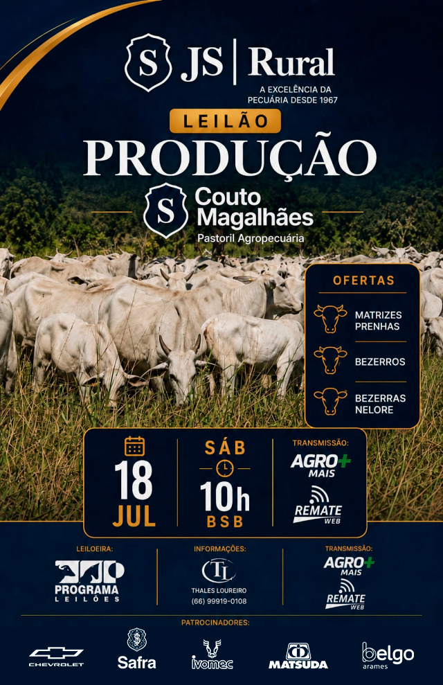 Leilão Produção Couto Magalhães