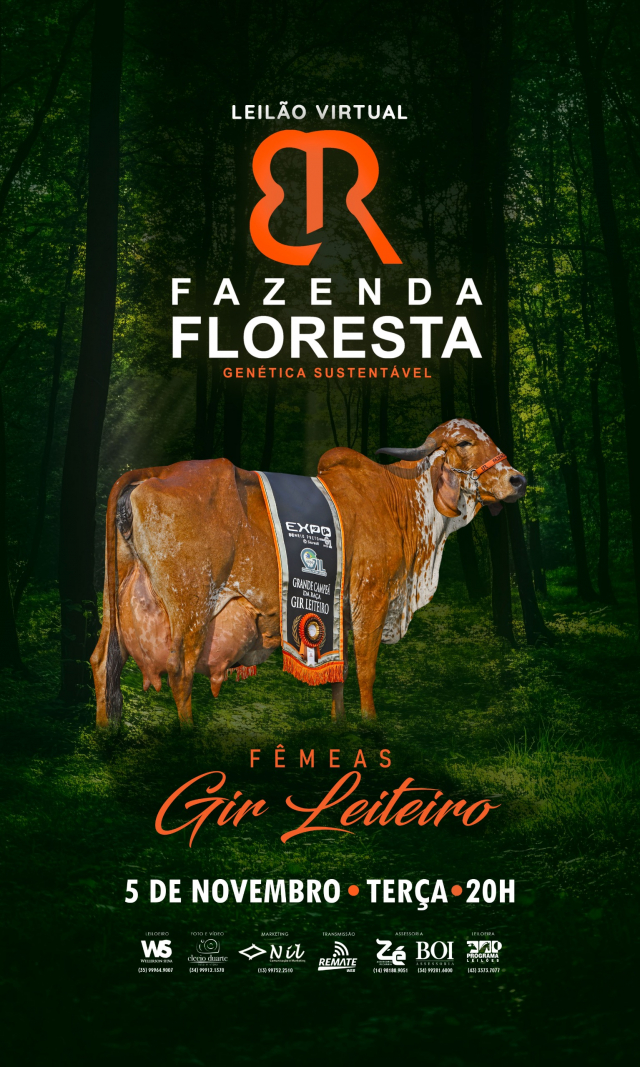 Leilão Virtual Fazenda Floresta - Genética Sustentável