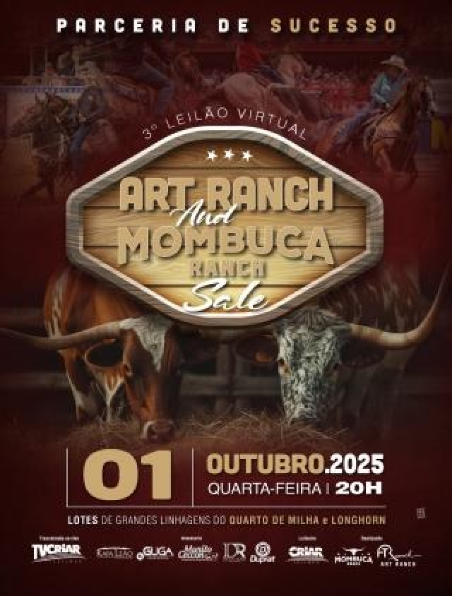 1º Leilão Virtual Art Ranch And Mombuca Ranch Sale