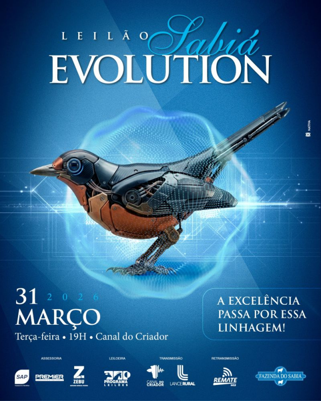 Leilão Virtual Sabiá Evolution