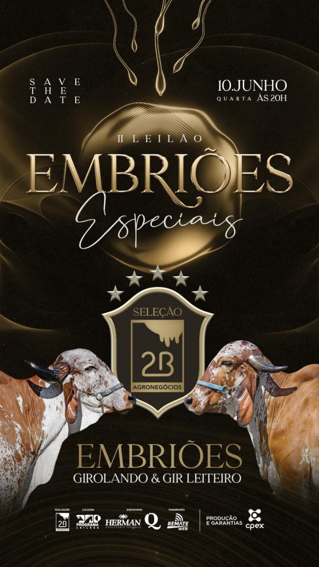 2° Leilão Embriões Especiais 2B