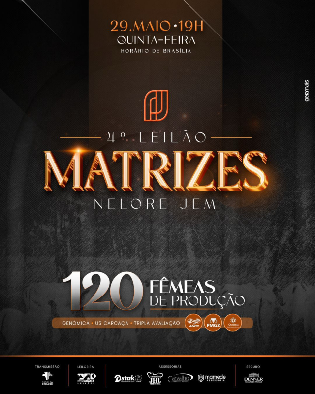 4º Leilão Matrizes Nelore JEM