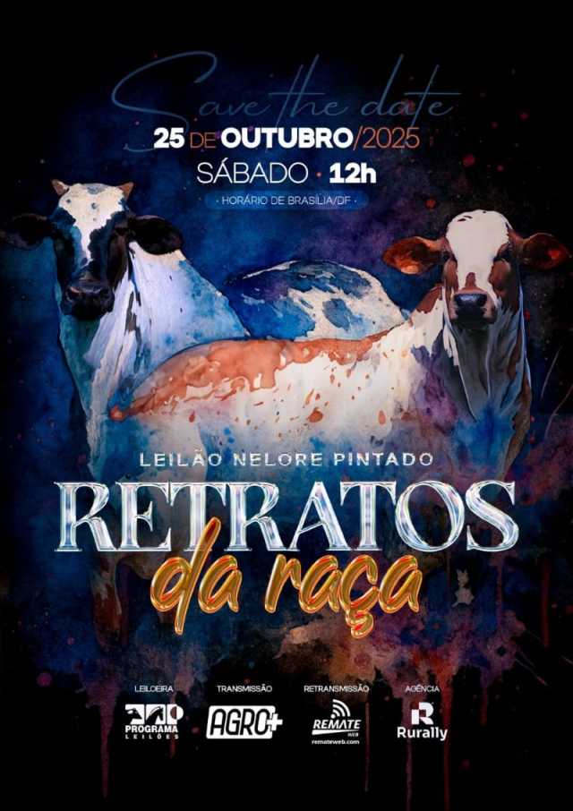 Leilão Virtual Nelore Pintado Retratos da Raça