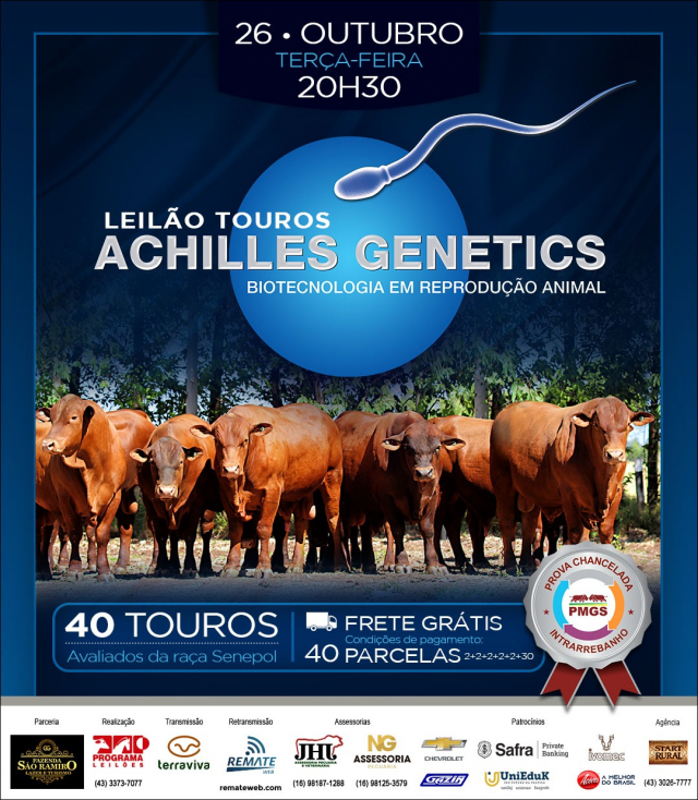 Leilão Touros Achilles Genetics