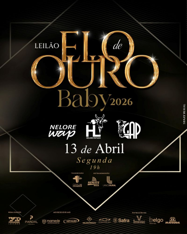 Leilão Virtual Elo de Ouro Baby 2026