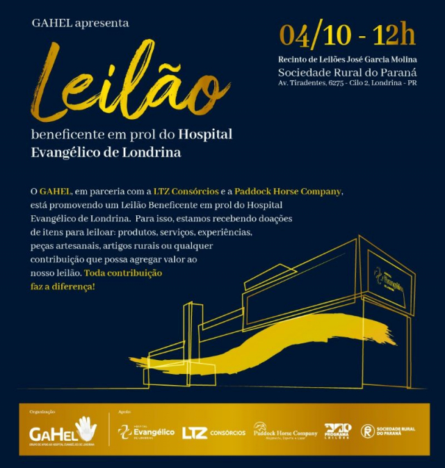 Leilão Beneficente Hospital Evangélico Londrina
