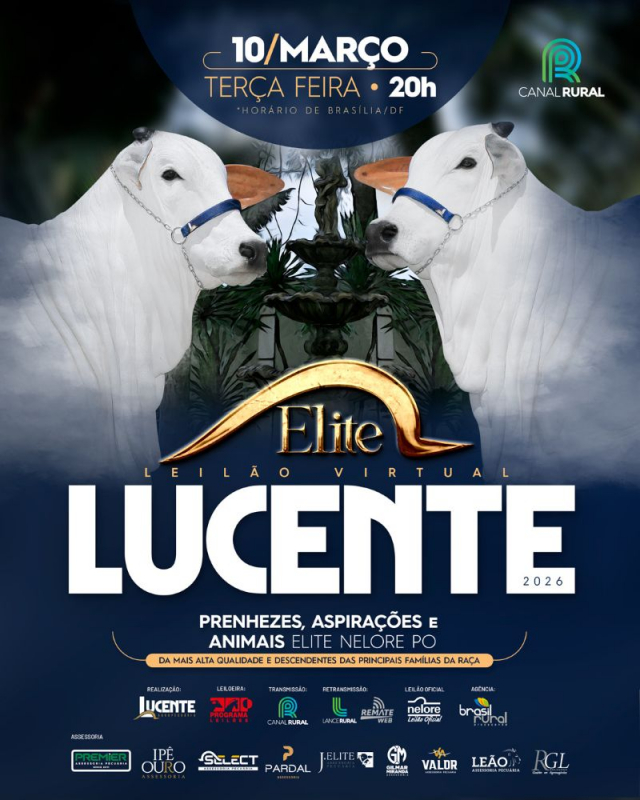 Leilão Virtual Elite Lucente 2026