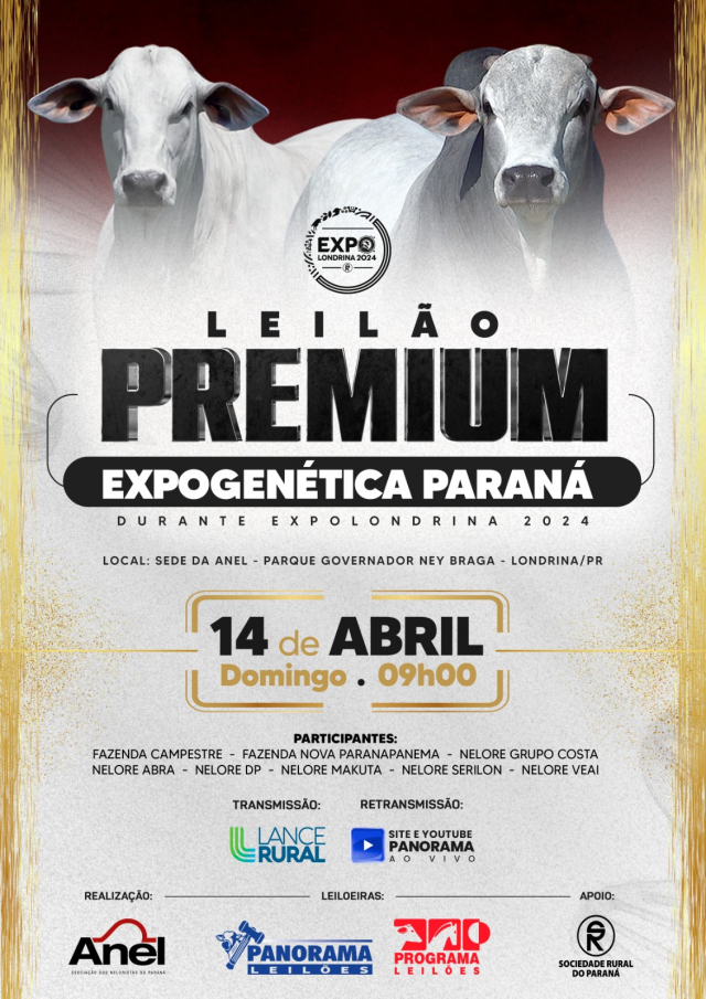 Leilão Premium Expogenética Paraná