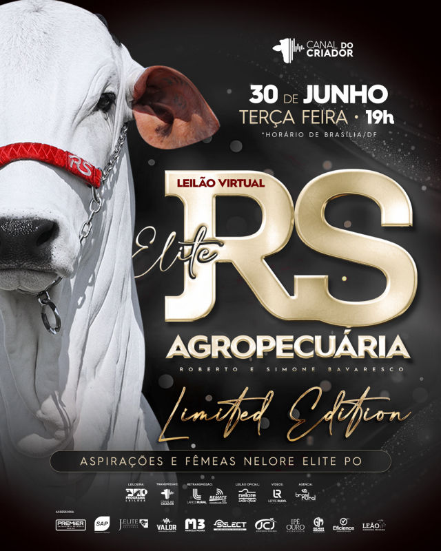 Leilão Virtual Elite RS Agropecuária - Limited Edition