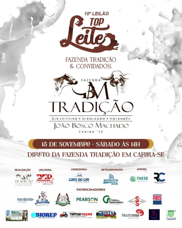 10º Leilão Top Leite Fazenda Tradição e Convidados