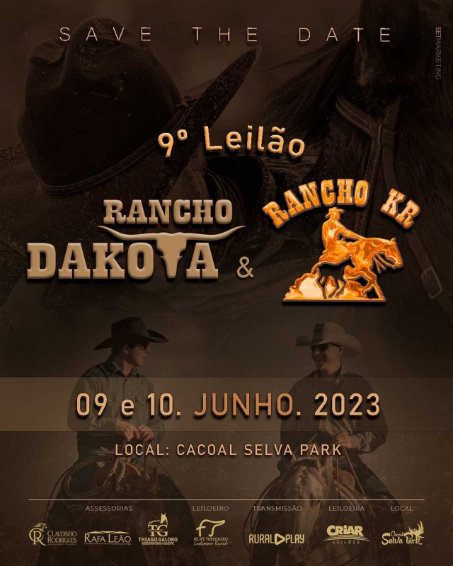 9° Leilão Rancho Dakota & Rancho KR - Elite
