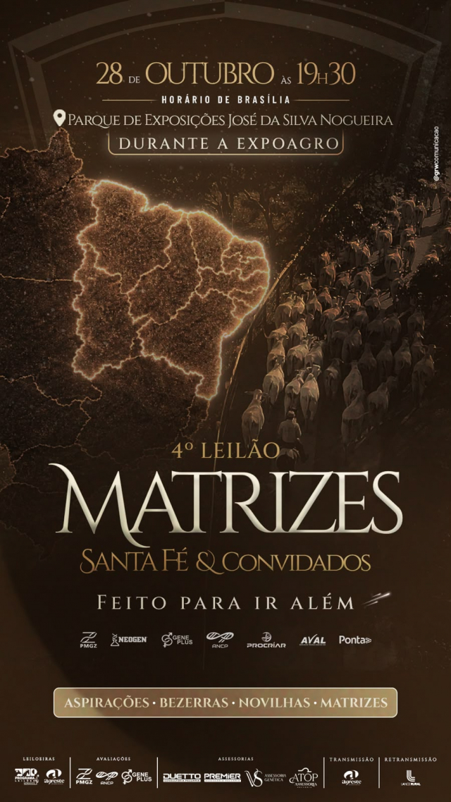 4º Leilão Matrizes Santa Fé & Convidados