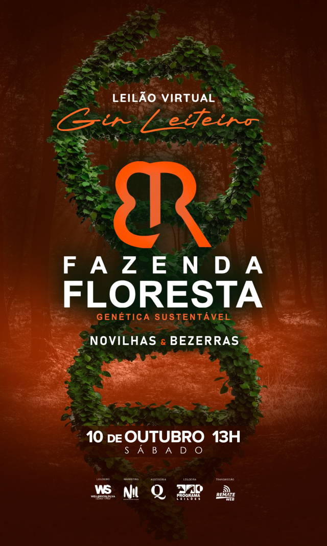 Leilão Virtual Gir Leiteiro Fazenda Floresta