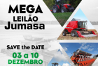 Mega Leilão Jumasa oferta mais de 300 máquinas agrícolas